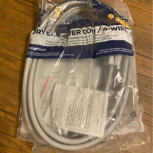 Dryer power cord ge appliances 4-wire wx09x10020